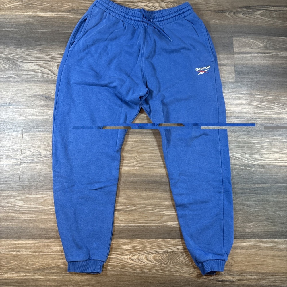 Reebok Identity Small Logo Fleece Joggers In‎ Vector Blue